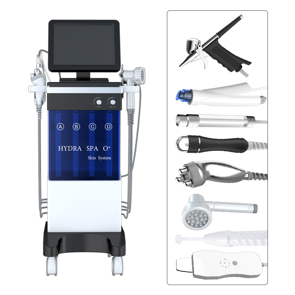 11 in 1 High Suction Hydra Micro dermabrasion water Oxygen Facial Machine