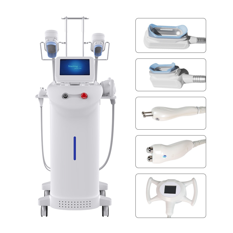 5 in 1 360 Cryolipolysis Vela Full Body Shaping Vacuum Suction 100kpa Slimming Device Weight Loss Machine