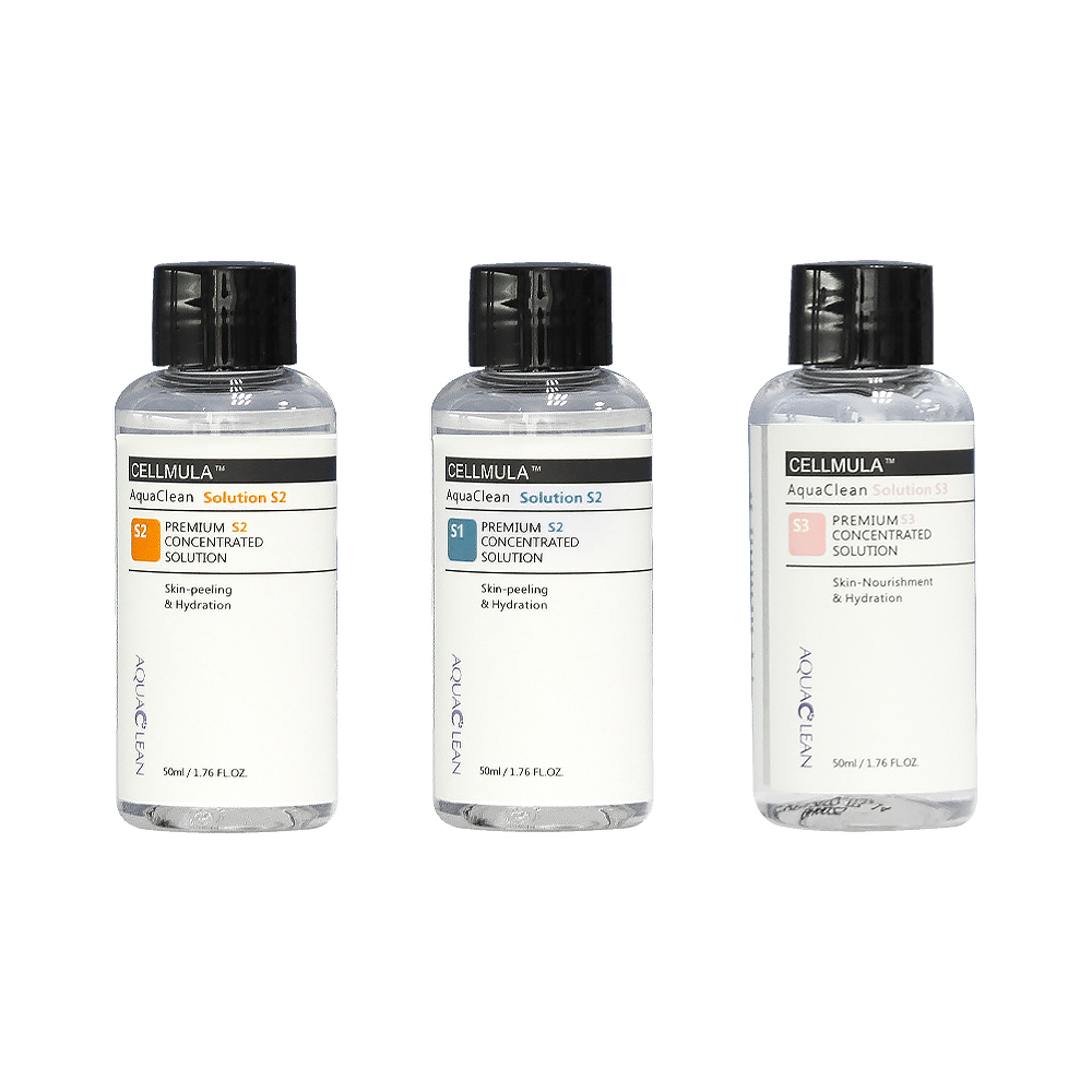 concentrated solution 50ml Per Bottle S1 S2 S3 Cellmula Aquasure H2 Aqua Peeling Clean Solution
