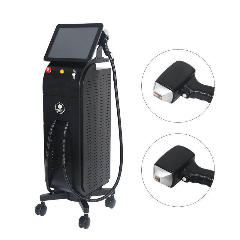 High Power 808nm Hair Removal Laser Machine System with 2 Diode Laser Handles