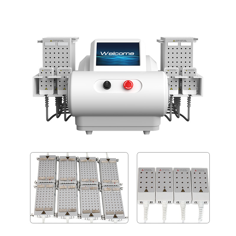 Lipolaser and EMS Body Slimming Machine 4D Laser Slimming Fat Reduction